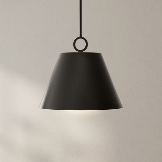 Progress Lighting Parkhurst 3 -Light Matte Black Transitional Metal Dome Medium Indoor Hanging Pendant Light