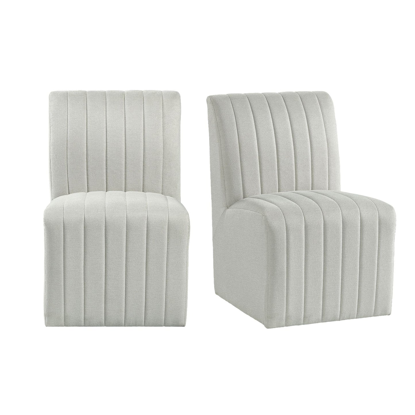 Picket House Furnishings Rizzo Dining Side Chair in Beige Linen (2 Per Carton)