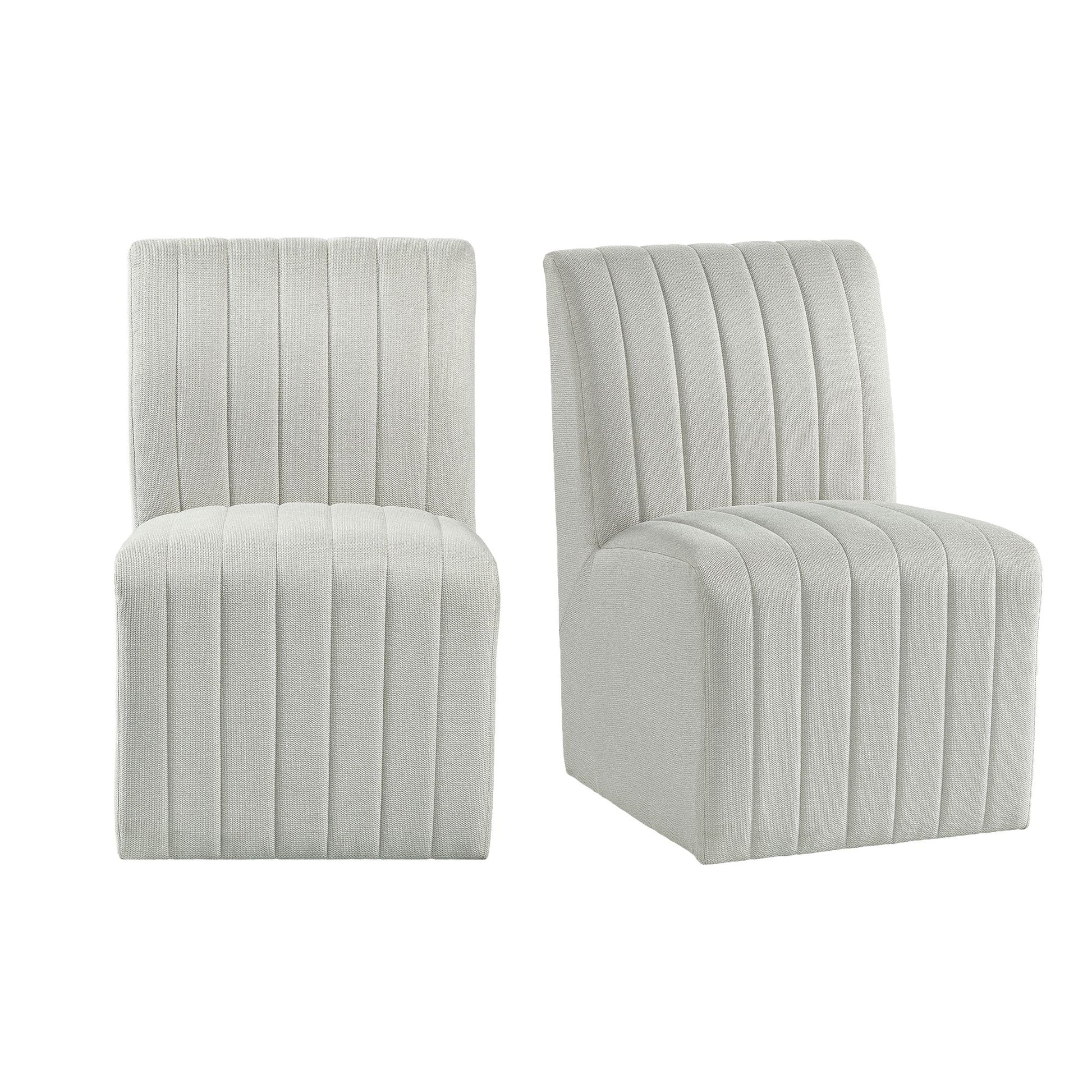 Picket House Furnishings Rizzo Dining Side Chair in Beige Linen (2 Per Carton)