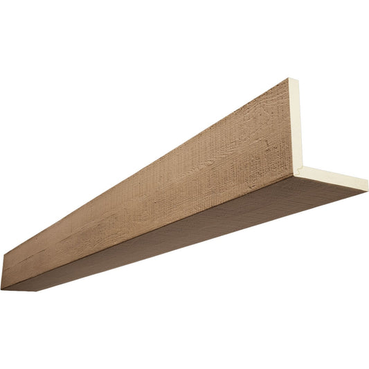 Ekena Millwork 1-in x 4-in x 8-ft Toffee Finished Urethane L-Shaped Decorative Beam
