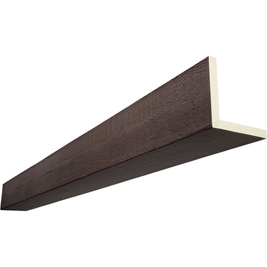 Ekena Millwork 1-in x 12-in x 8-ft Mahogany Finished Urethane L-Shaped Decorative Beam