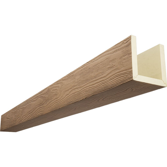 Ekena Millwork 1-in x 8-in x 8-ft Toffee Finished Urethane U-Shaped Decorative Beam