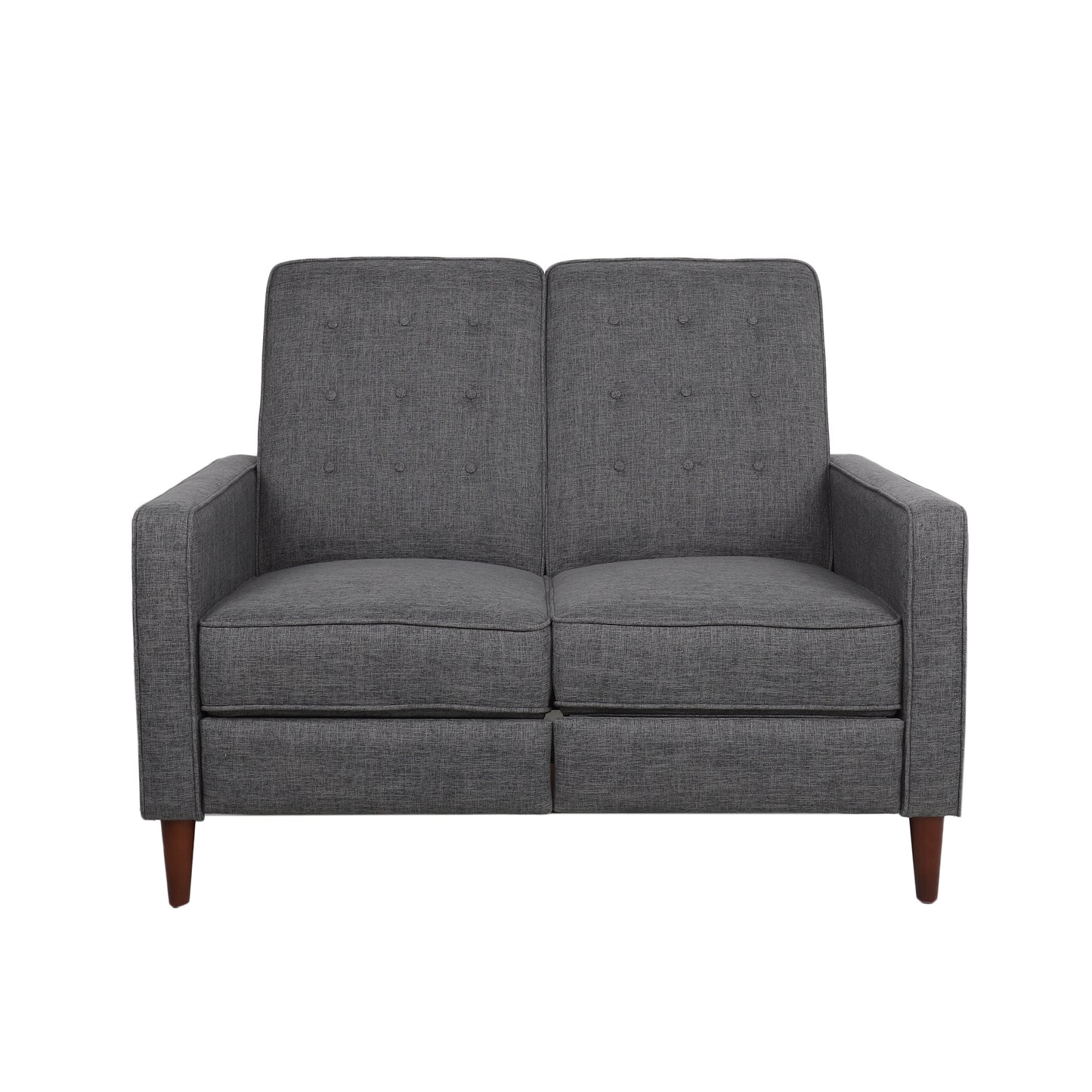 Christopher Knight Home Denison  Upholstered Loveseat Pushback Recliner-Gray
