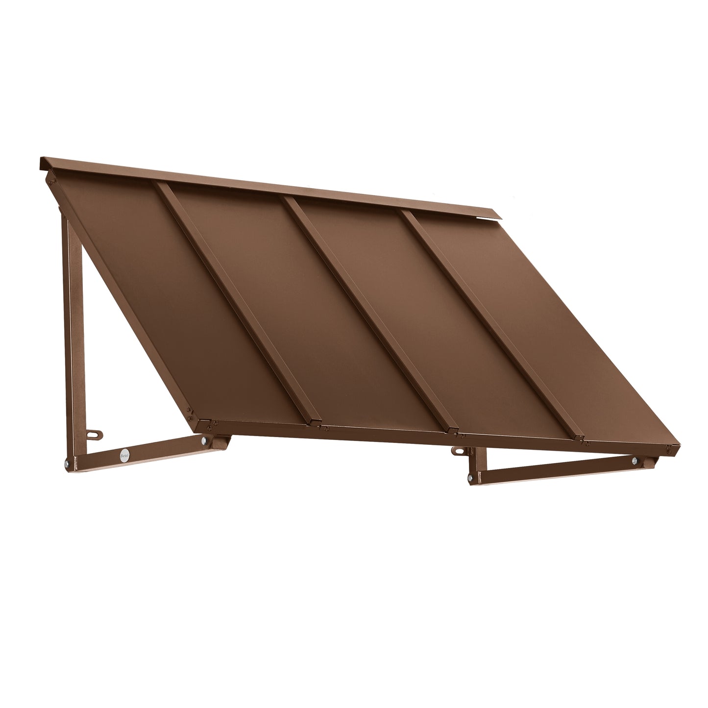Awntech Houstonian 56-in Wide x 24-in Projection x 24-in Height Metal Copper Solid Fixed Window/Door Awning