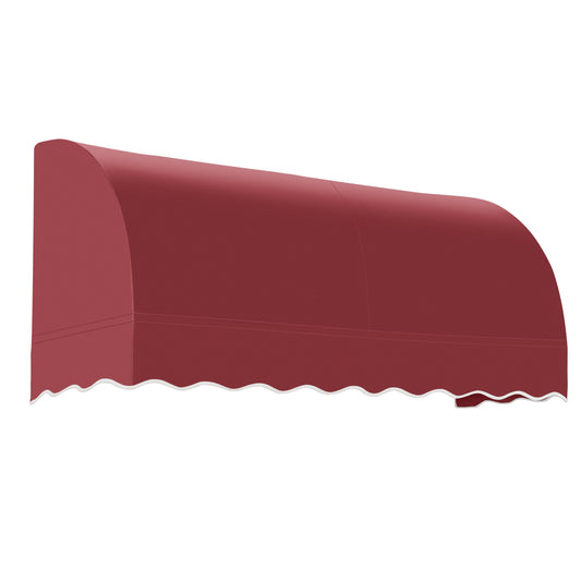 Awntech Savannah 64.5-in Wide x 24-in Projection x 31-in Height Fabric Burgundy Solid Fixed Window/Door Awning