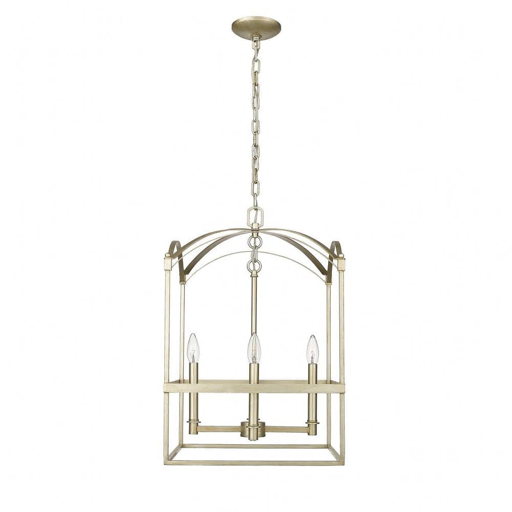 Acclaim Lighting Cormac 4 - Light Washed Gold Gold Traditional Incandescent Steel Pendant Light