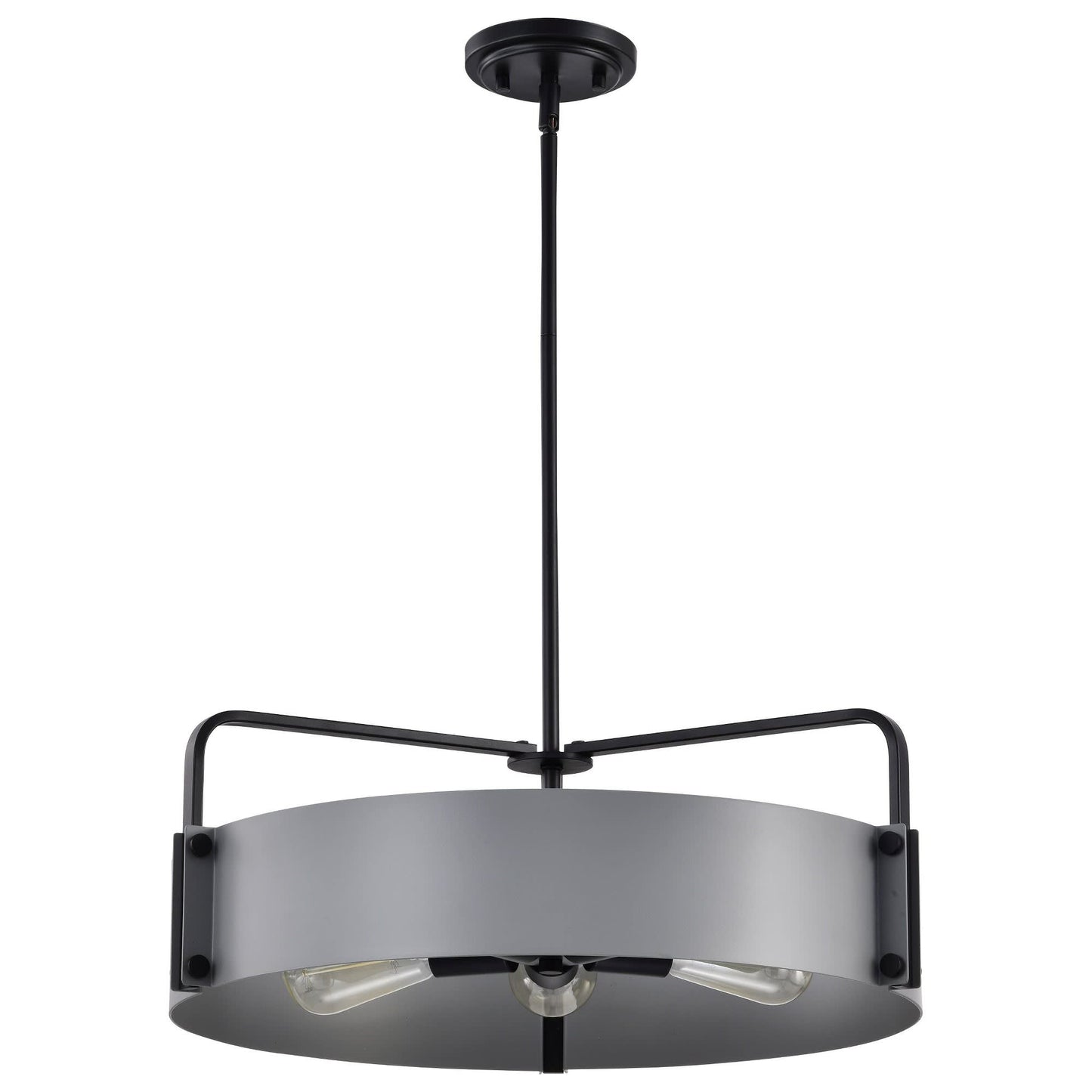 Nuvo Lighting Altos 5 - Light Matte Gray Iron Darkgray Steel Pendant Light