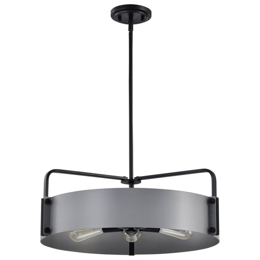 Nuvo Lighting Altos 5 - Light Matte Gray Iron Darkgray Steel Pendant Light