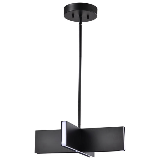Nuvo Lighting Blaine - Light Matte Black LED Steel Pendant Light