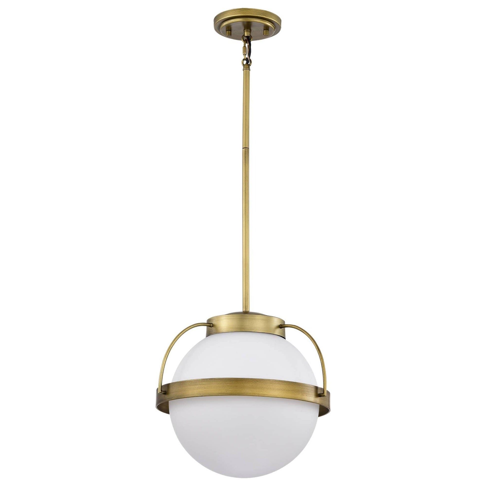 Nuvo Lighting Lakeshore 1 - Light Natural Brass Brass Steel Pendant Light