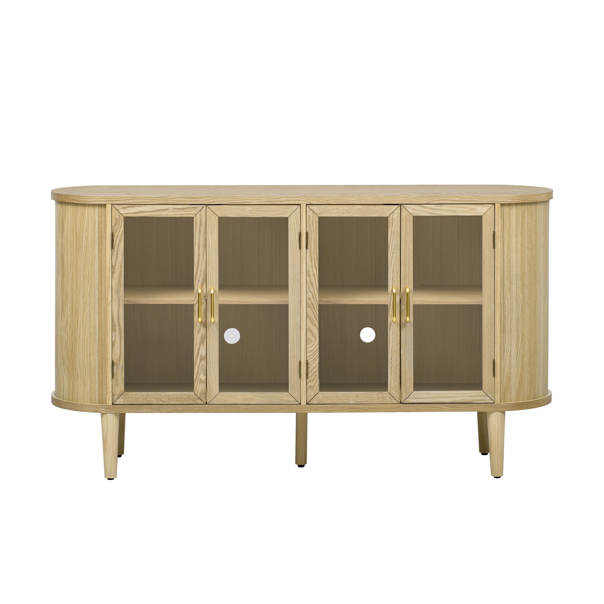 SINOFURN Rustic MDF Natural Sideboard