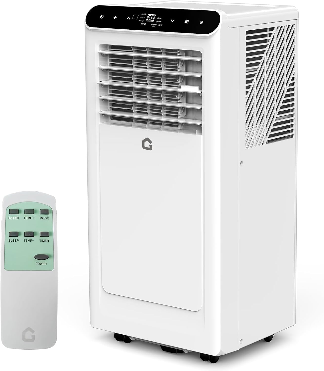 Qeetex 8000 BTU Portable Air Conditioner 4 in 1 Cooling Fan Dehumidifier and Heater with Remote Control