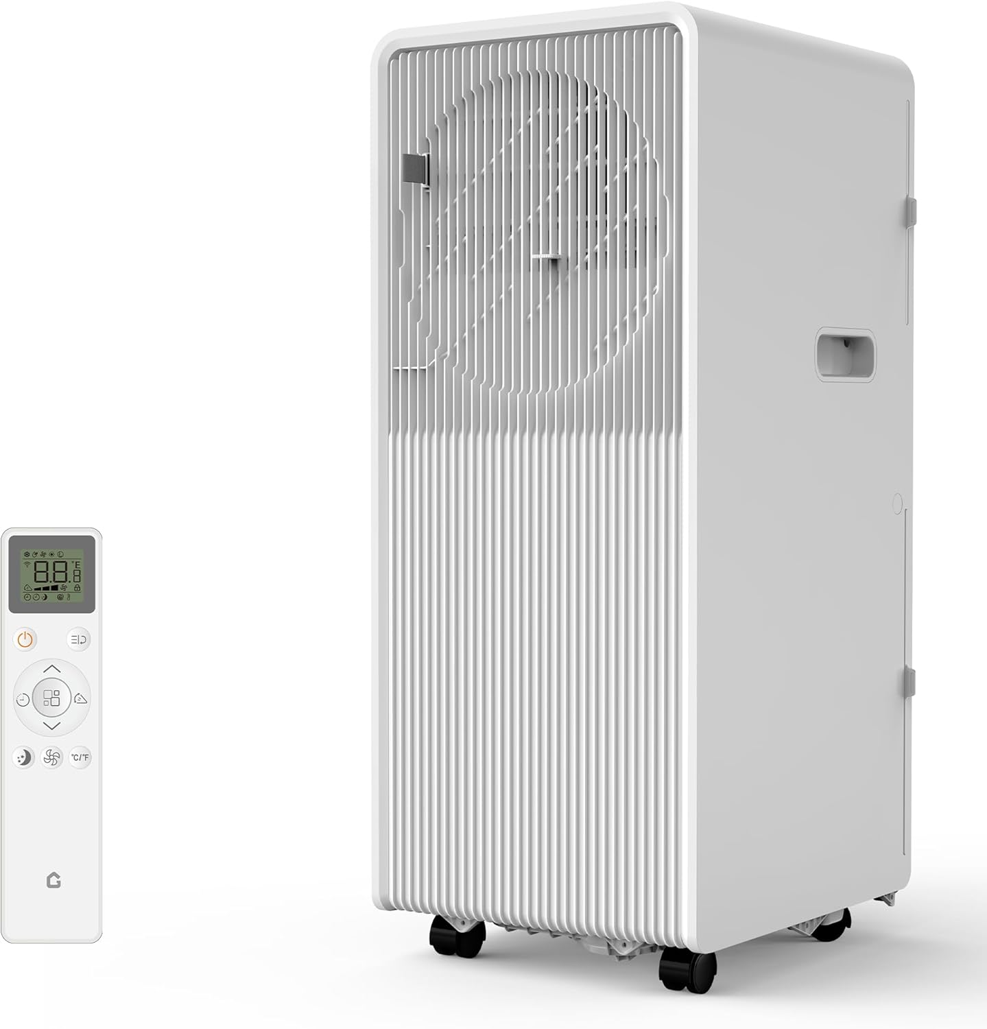 Qeetex 8000 BTU Portable Air Conditioner Quiet AC Unit 3 in 1 Cool Fan Dehumidifier for Bedroom Living Room 350 Sq Ft 24H Timer
