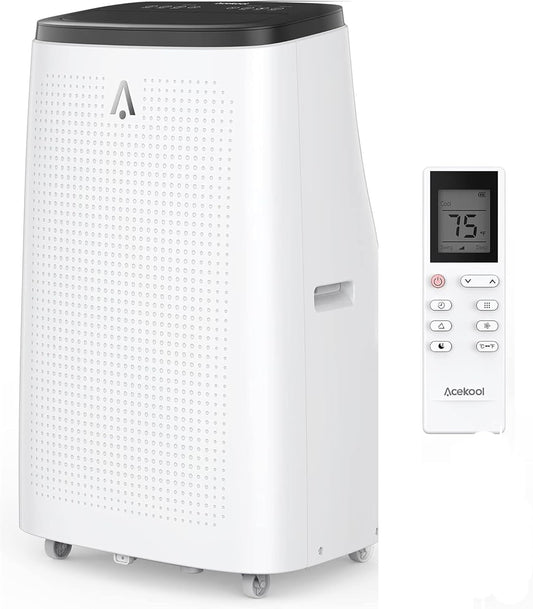 Qeetex 14000 BTU Portable Air Conditioner 4 in 1 Cooling Fan Dehumidifier with Remote Control