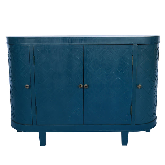 SINOFURN Contemporary/Modern MDF Blue Sideboard
