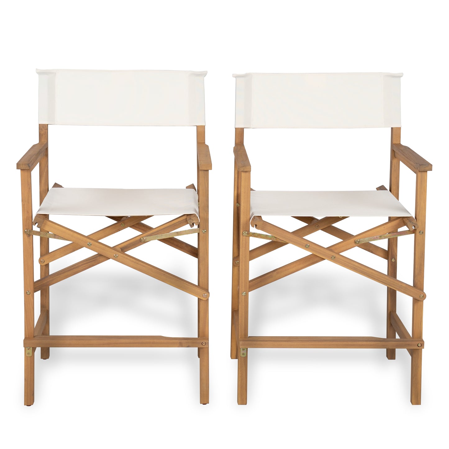 Christopher Knight Home Jeremy Wood 5 Piece Bar Set-Light Teak+Beige Fabric