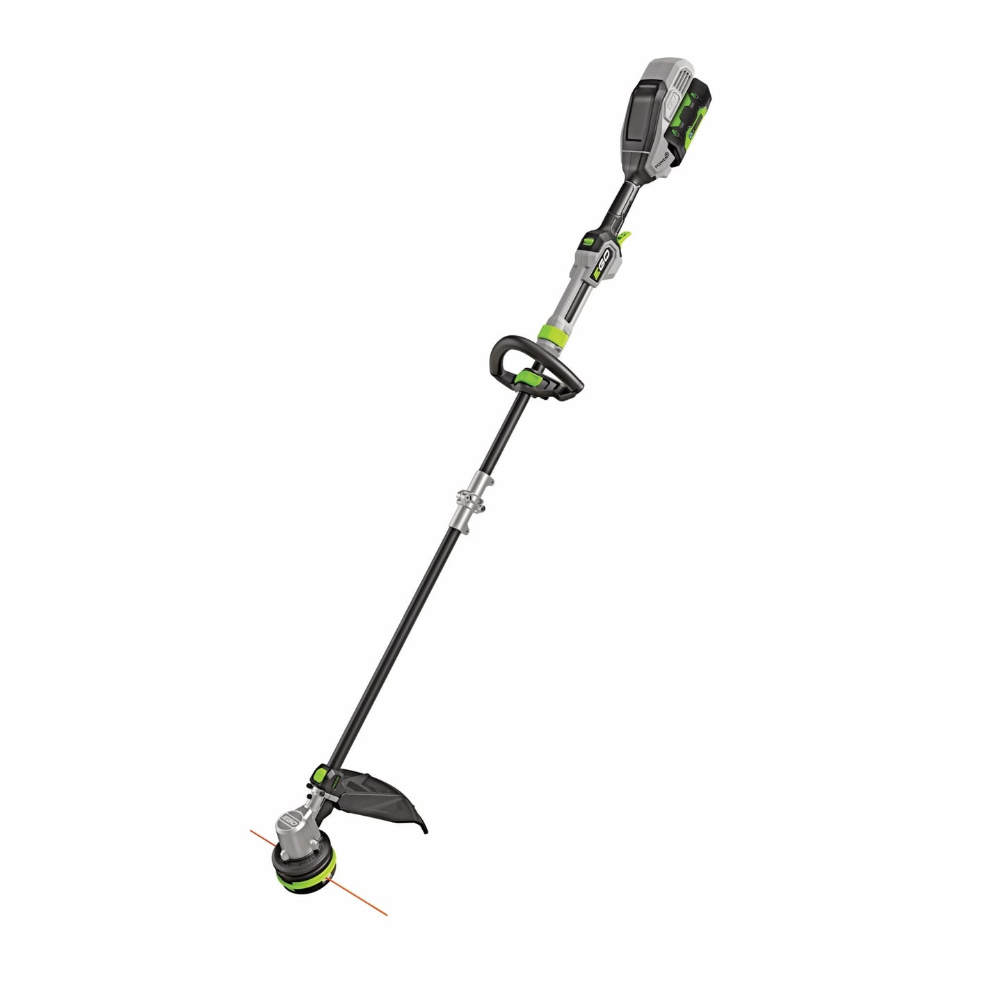 EGO POWER+ POWERLOAD with Carbon Fiber Shaft 56-volt 16-in Telescopic Shaft Battery String Trimmer 2.5 Ah (Battery Included) (Charger Included)