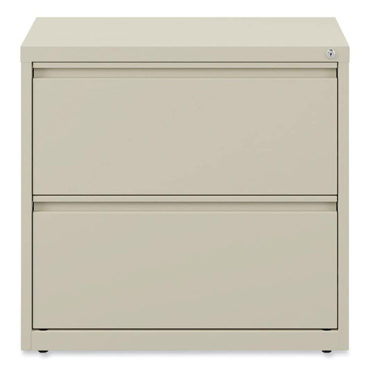 Alera 25478 30" x 18.63" x 28" Lateral File with 2 Legal/Letter-Size Drawers - Putty Finish