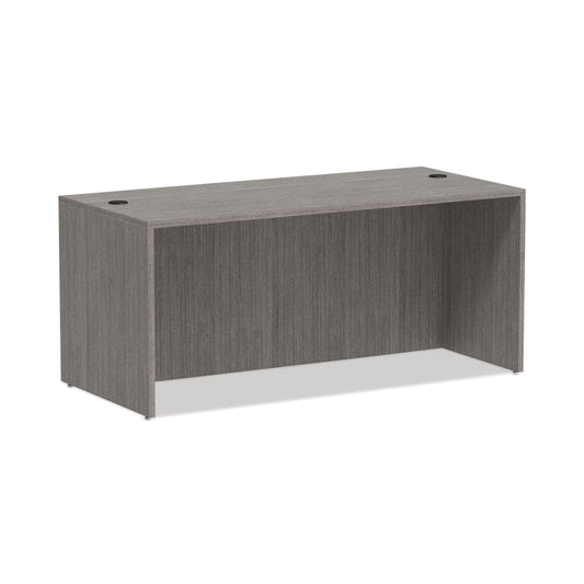Alera Valencia Series 65 inches Straight Front Desk Shell - Gray