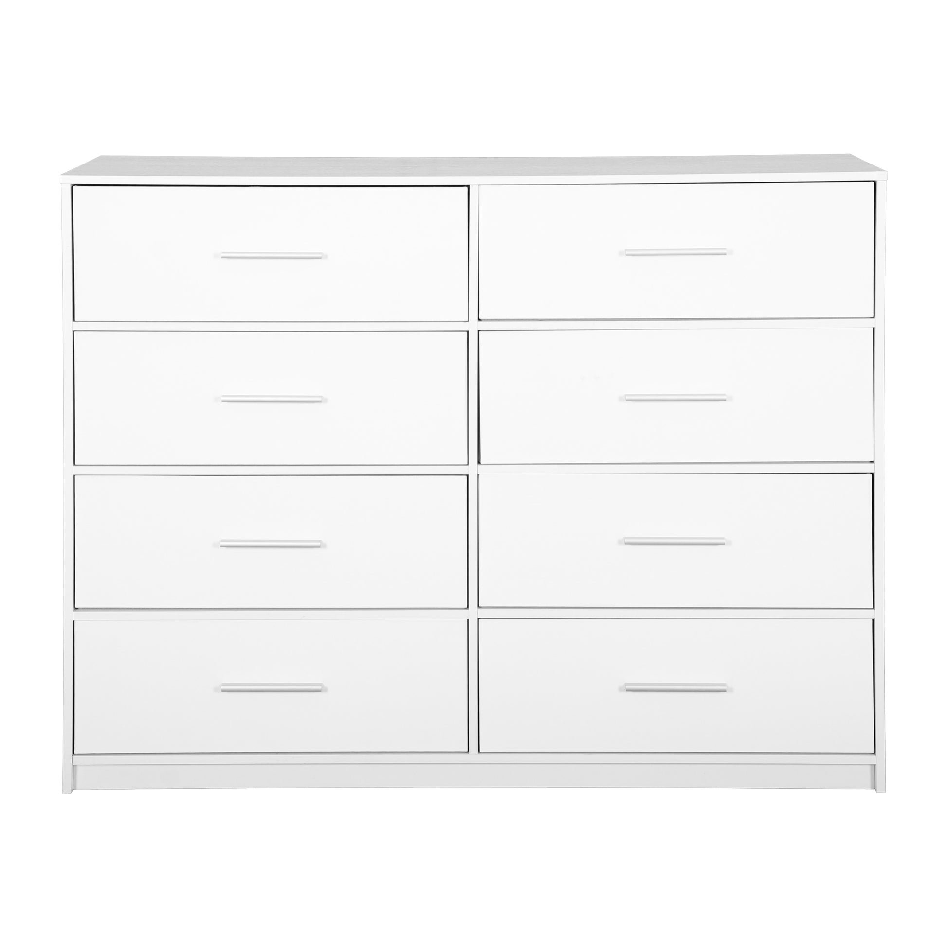 Flynama White 8 -Drawer 44.5-in Combo dresser