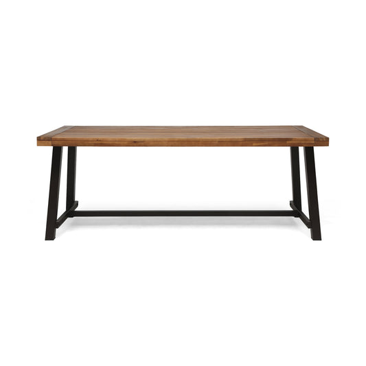 Clihome Outdoor Dining Table Rectangle Outdoor Coffee Table 36-in W x 79-in L