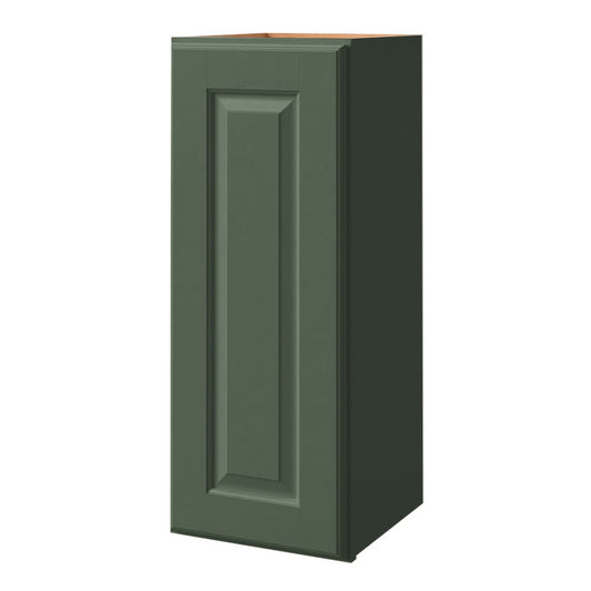 allen + roth Marston 12-in W x 30-in H x 12-in D Sage Wall Fully Assembled Cabinet Raised Panel Square