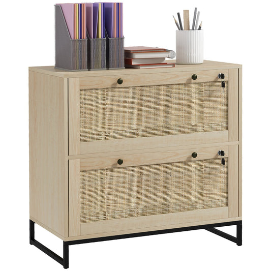 Miki Shinly Natural 3 -Drawer 15.75-in File Cabinet