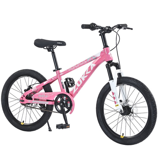 Vynxaria  Blue 20 Inch Kids Adventure MTB Multi Terrain Fun Bike