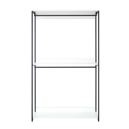 LOVMOR Fiona 47-in. Wood and Metal Walk-in Closet with One Shelf