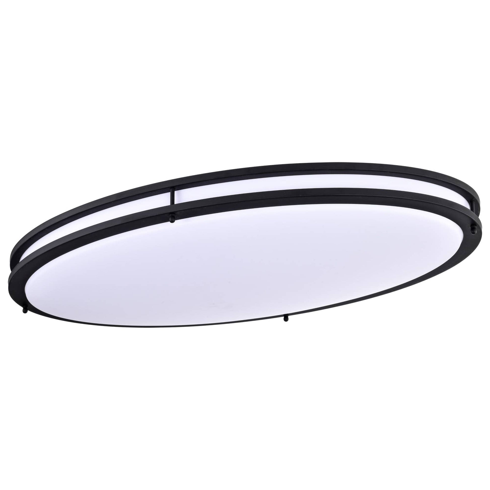 Nuvo Lighting Glamour 0 - Light Matte Black / Black Acrylic & Steel Flush Mount Light