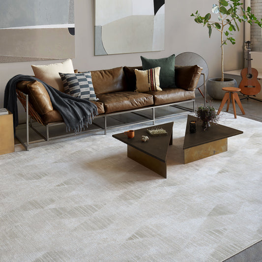 Ruggable Kavi 6 x 9 (ft) Flatweave Chenille Mosaic Stone Rectangular Indoor Geometric Machine washable Pet Friendly Area rug 2