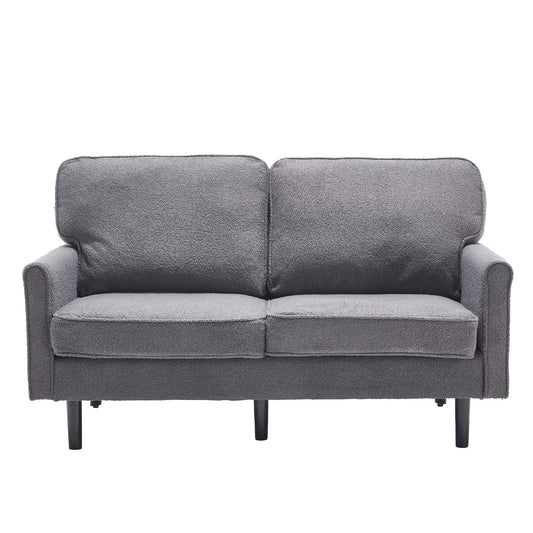 Bybafun 56.3-in W Casual Gray 2-seater Sofa