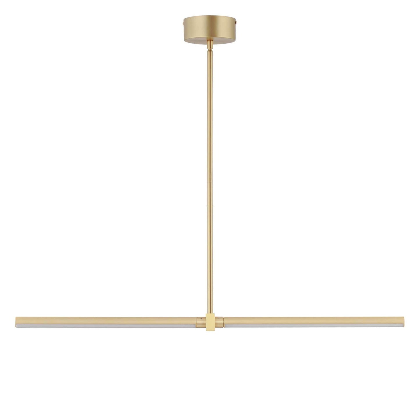 ET2 Dorian 2 - Light Gold Contemporary - LED Acrylic And Aluminum And Steel Chandelier