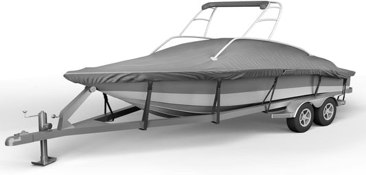 Seal Skin Covers Gray Polyester Fits Upto 23'5'' Long (beam Width 102") Boat Cover