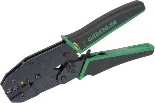 Greenlee 45501 Kwik Cycle Crimp Frame, 9-Inch with Interchangeable Die Set 45570 for Insulated Terminals