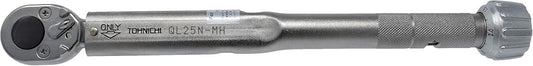 Tohnichi Adjustable Torque Wrench QL25N-MH, 5-25 Nm, Metal Handle