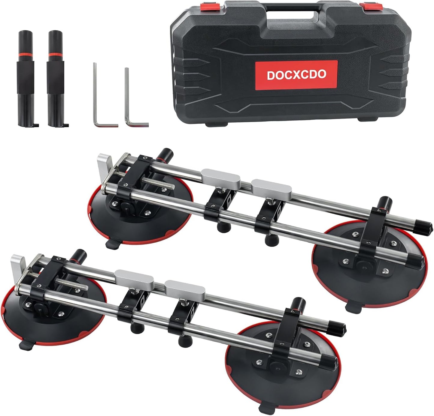 Seamless Stone Seam Setter,2 Pack Granite Seam Setter for Countertop Joining & Leveling Installation Tool for Tile，Granite, Stone, Marble, Slab(With 2 Replacement Air Pump)