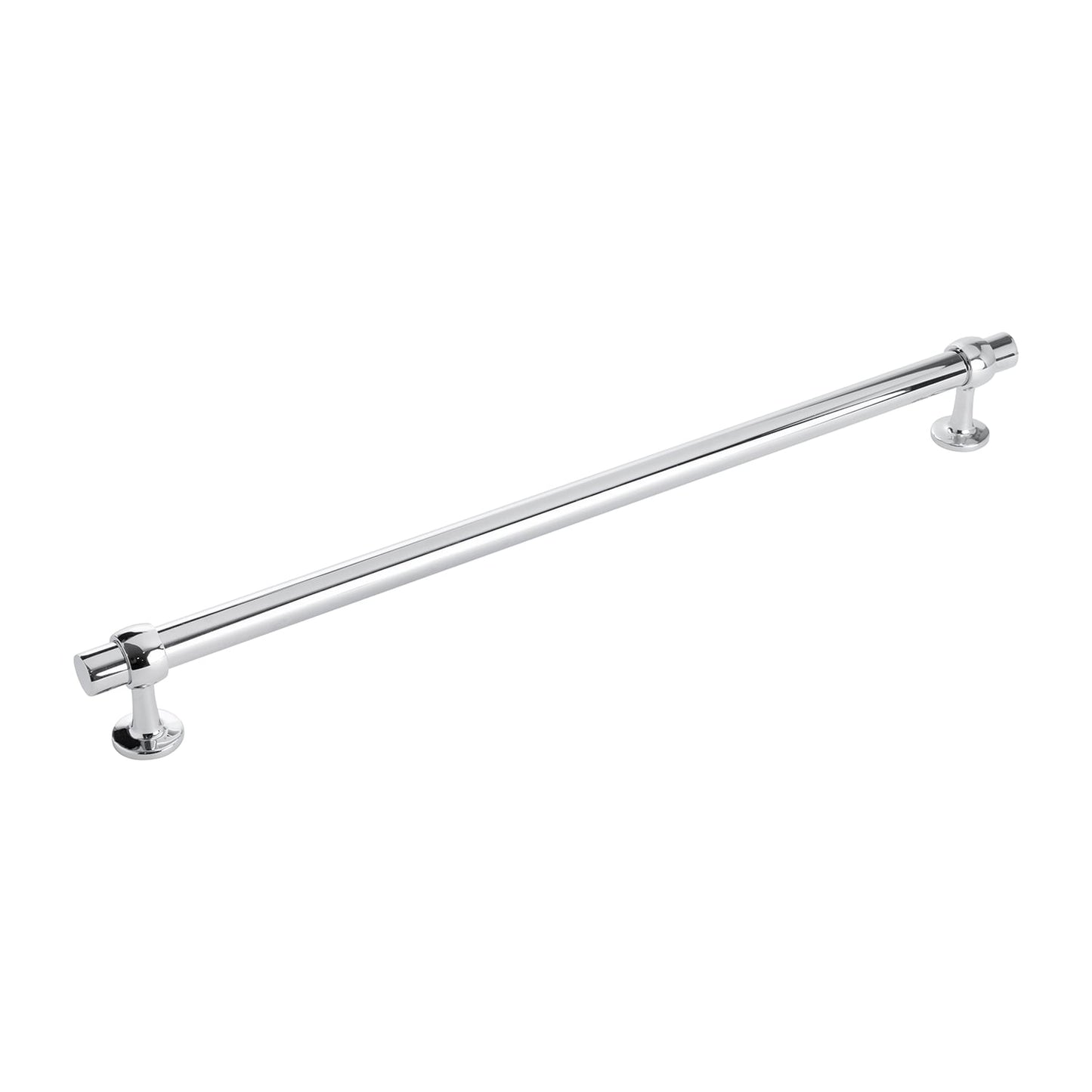 Belwith Keeler Ostia 18-in , 457mm Center to Center Chrome Rectangular Bar Appliance Pull