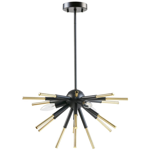 Gracie Mills  Marisol 3-Light Modern Spiked Chandelier