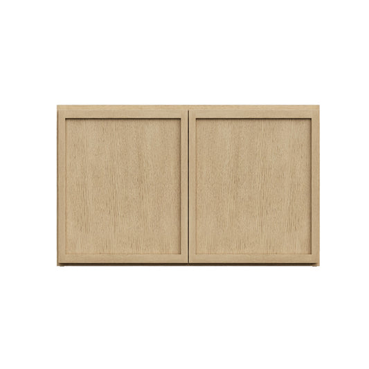 RELIABILT Webster 30-in W x 18-in H x 12-in D White Oak Wall Ready to Assemble (RTA) Plywood Cabinet Recessed Panel Slim shaker