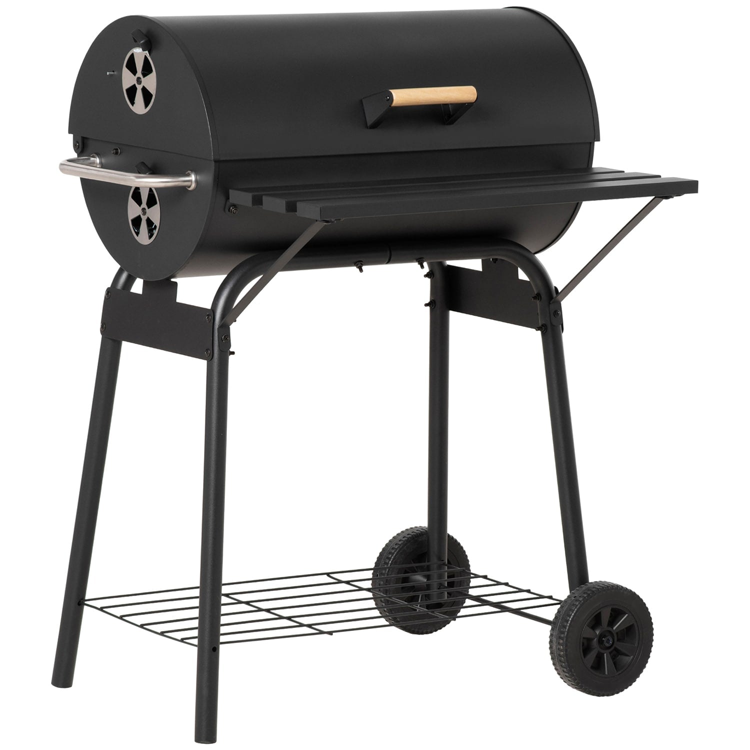 GZMR 12.75-in W Black Charcoal Grill