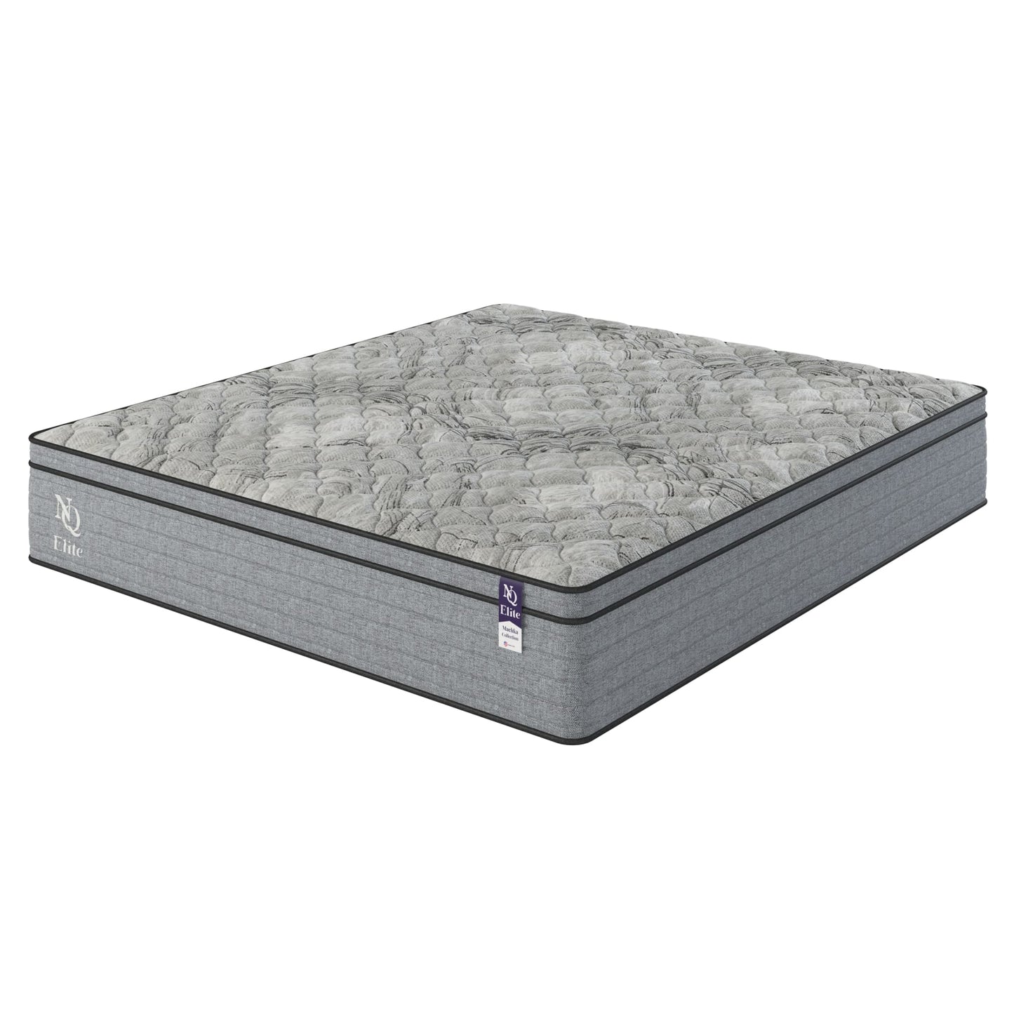 Lycvki 10-in Medium Queen Hybrid Memory Foam/Coil Blend Mattress in a Box