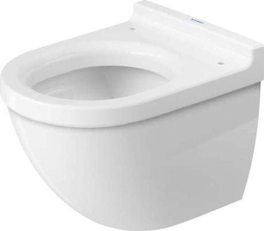 Duravit Starck Wall Mounted Round Toilet Bowl with Concealed Trapway in White