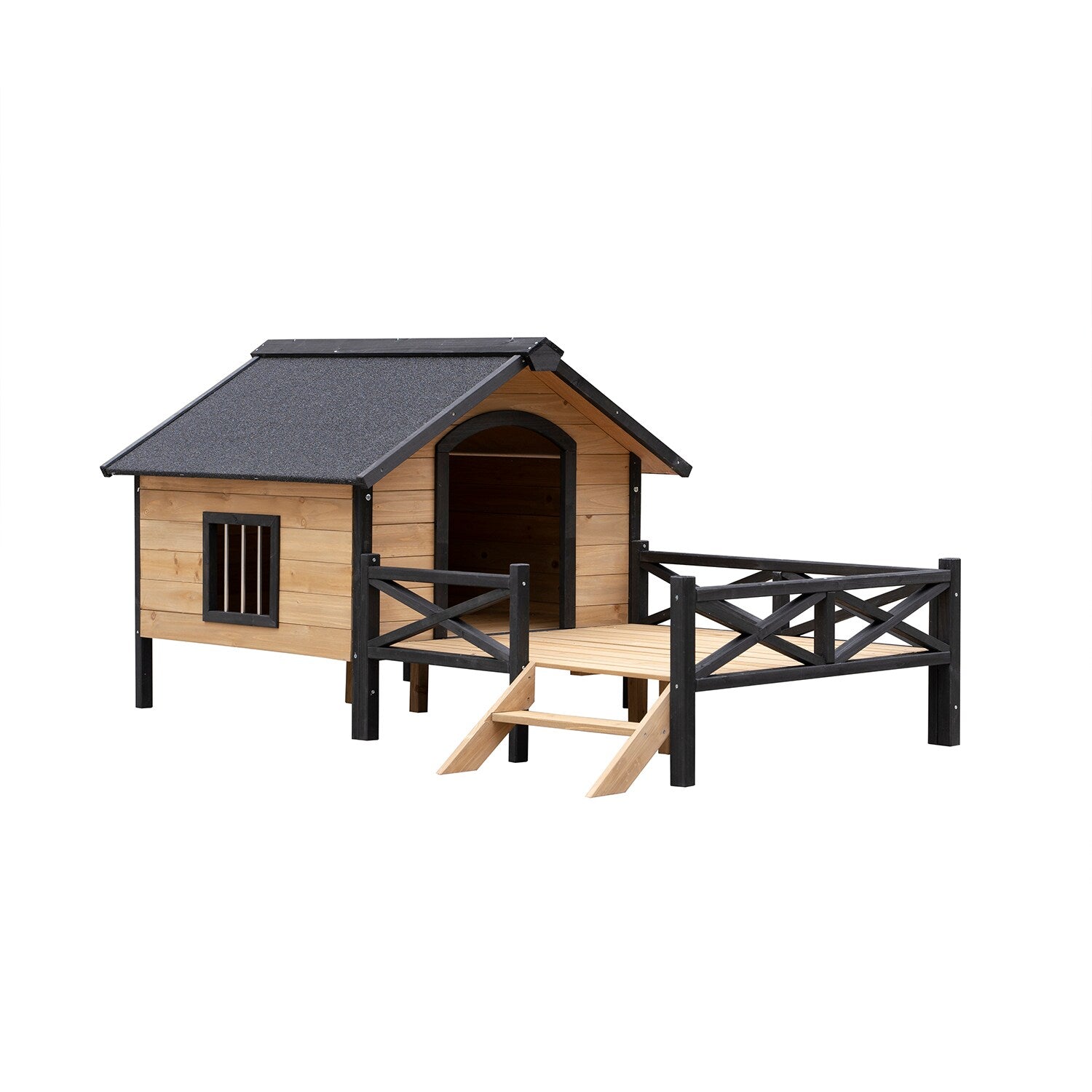 GZMR Wood Outdoor Large Dog House