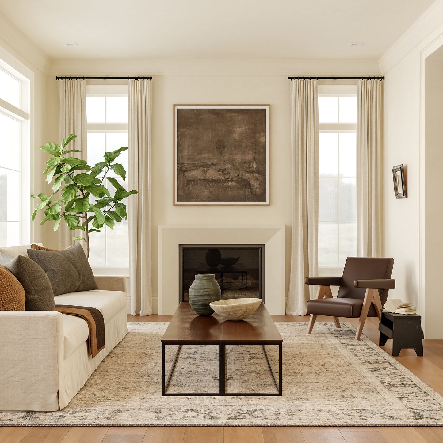 nuLOOM Hillstone Collection Brinly Traditional Vintage Medallion 10ft. x 13ft. Grey Area Rug