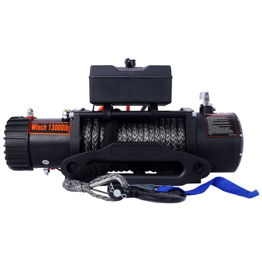 Tatayosi Winch-13000 lb Load Capacity Electric Winch -12V DC Power for Towing Truck Off Road with Wireless Remote