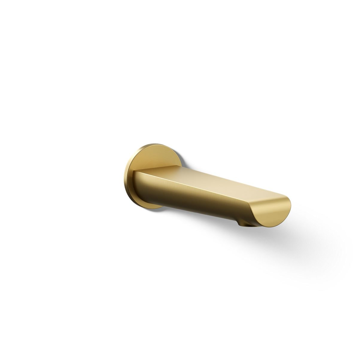 KOHLER Avid Vibrant Brushed Moderne Brass Wall-mount Bathtub Spout