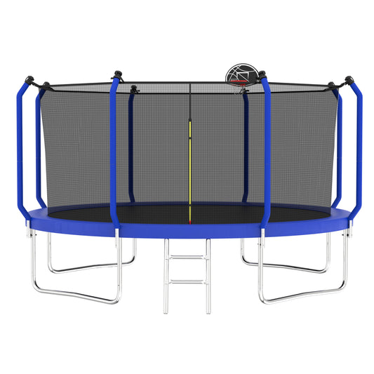 Kahomvis 12-ft Round Backyard in Blue