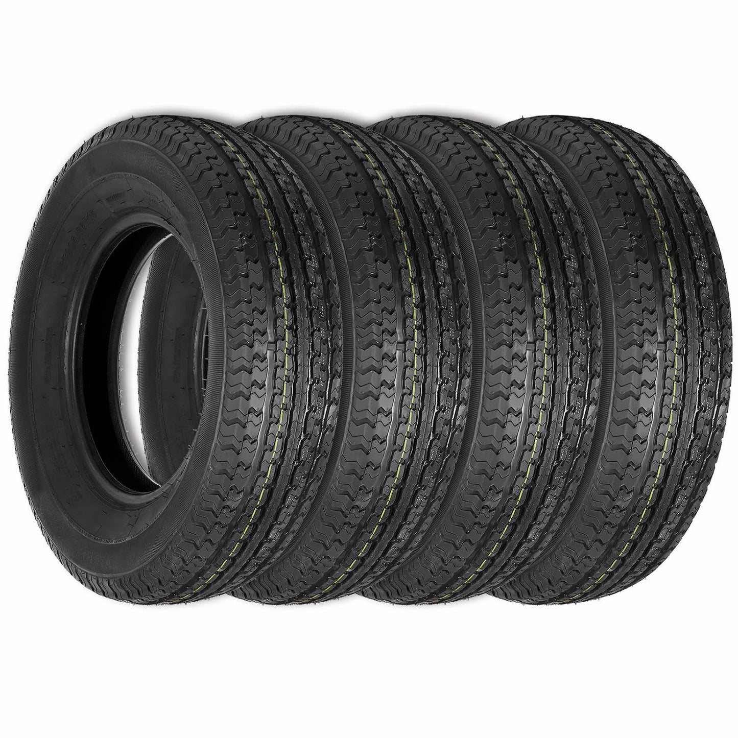 WEIZE 15 in ST205/75R15 8-ply Trailer Tire (4-pack)