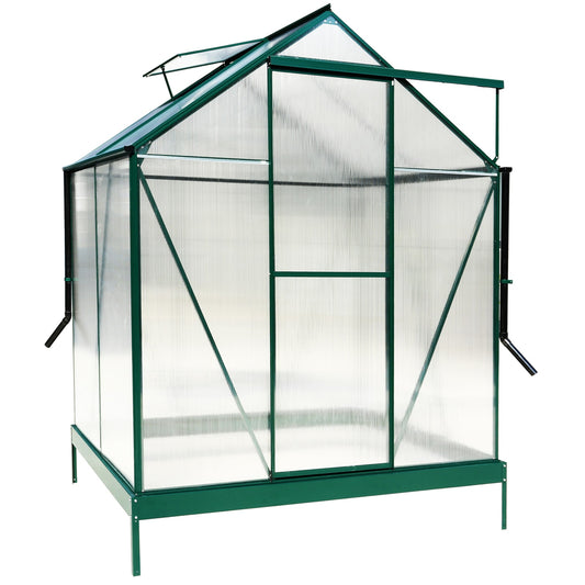 Poinic 6.27-ft L x 4.27-ft W x 8.07-ft H Green Greenhouse Kit